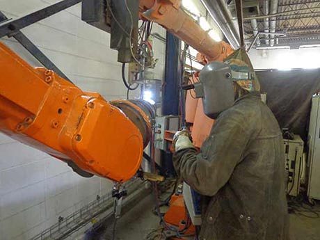 PTA weld overlay Paragon FusionClad robotic weld shop services